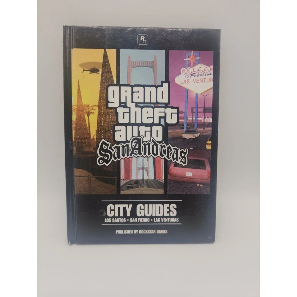GTA San Andreas PC City Guide Manual Book Rockstar Games Map Guide